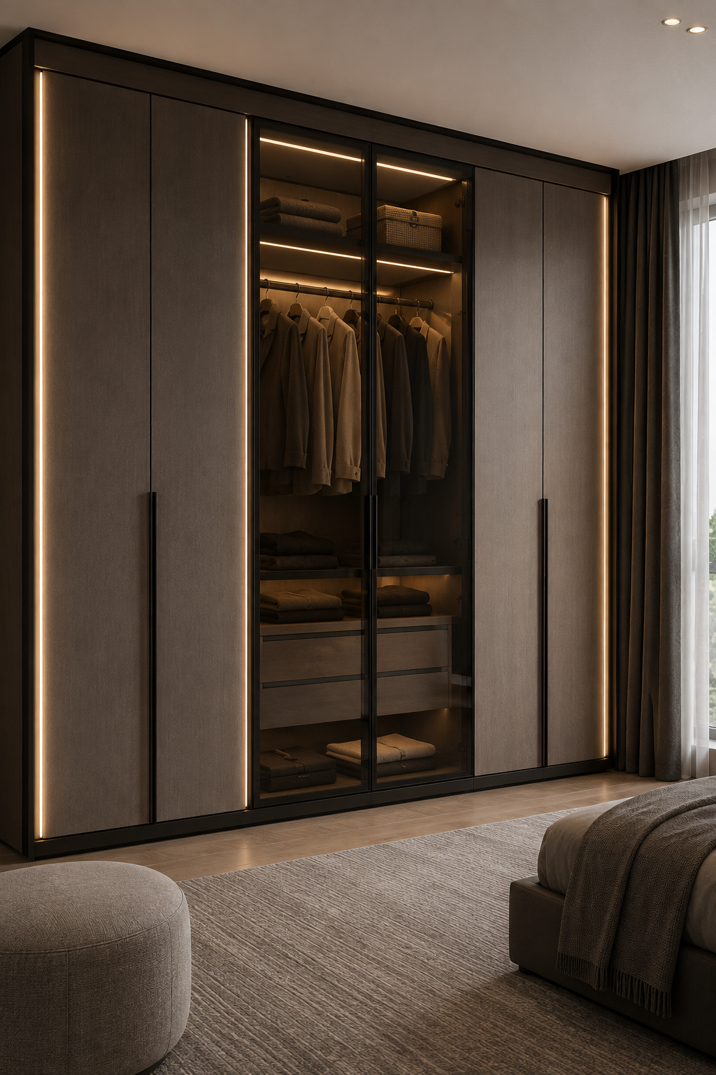 Modern gardırop tasarımı